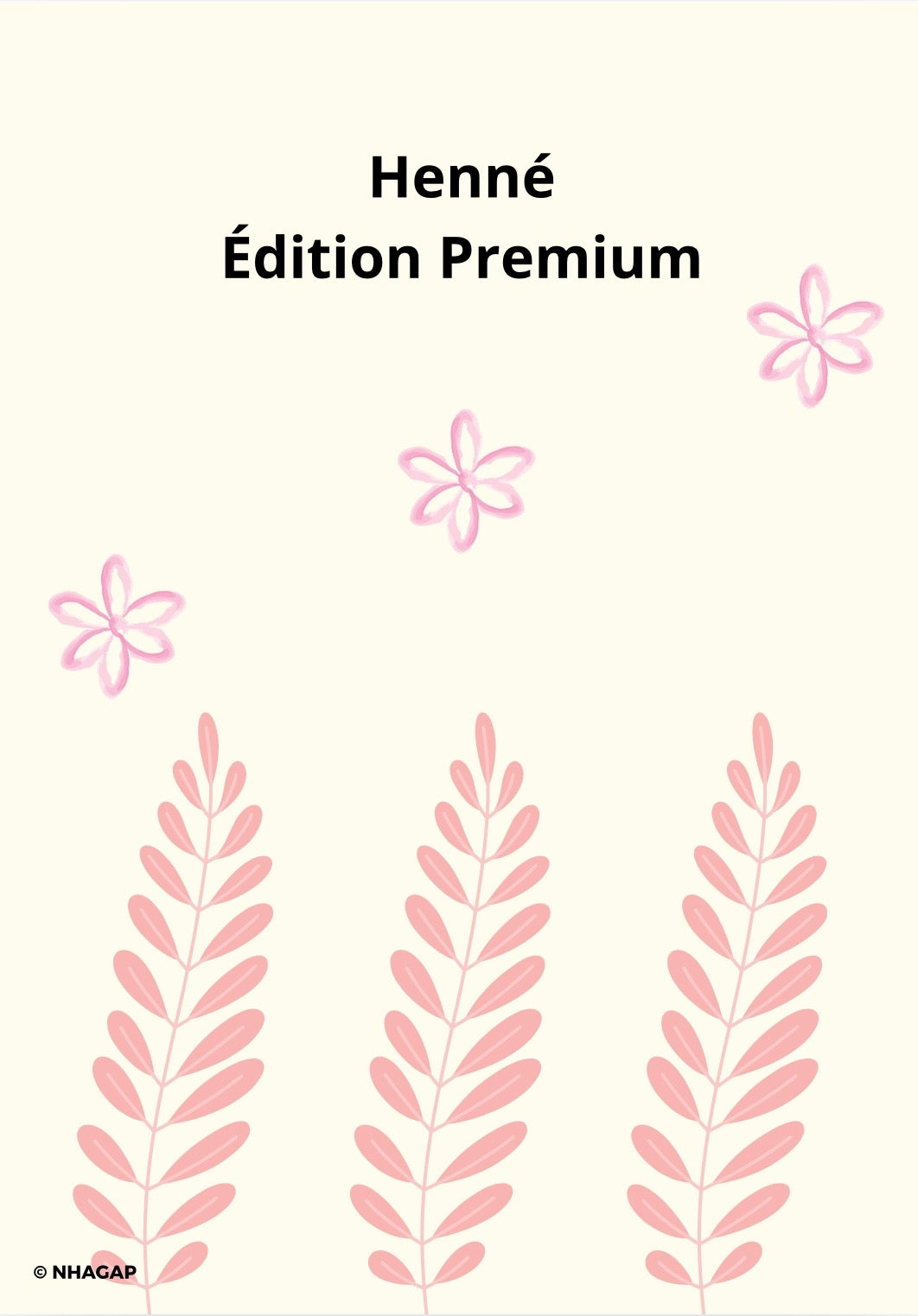 🌸 Coffret Henné Premium - Les 4 carnets d'inspirations + Guide + Carnet d'entraînement