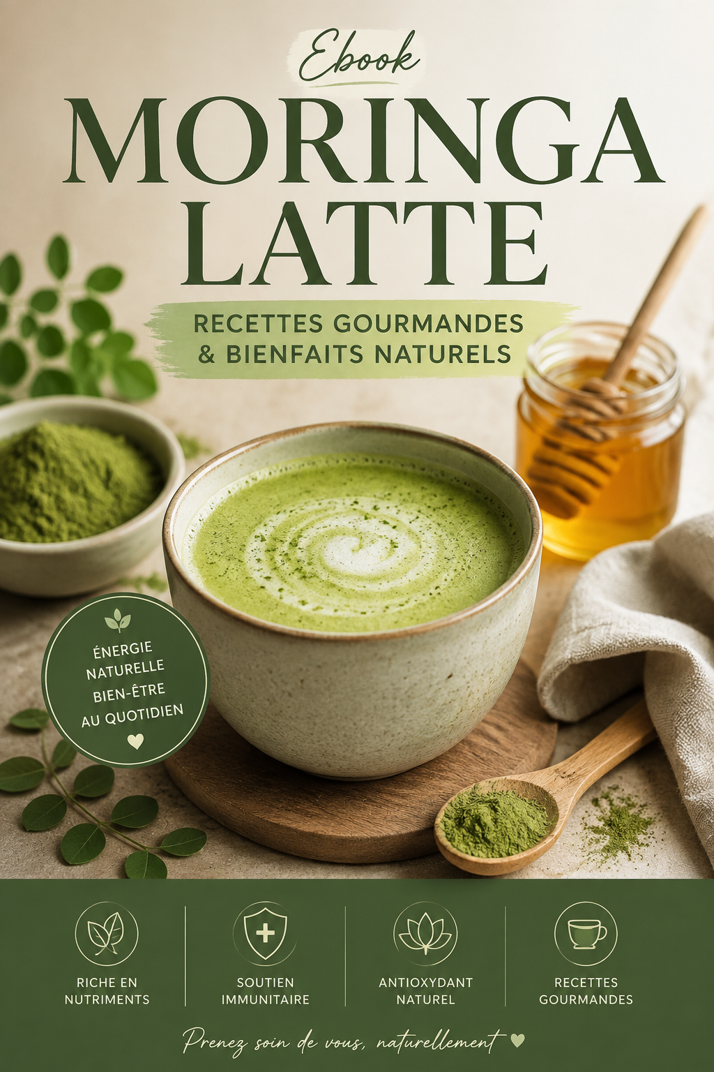 🌿 MORINGA LATTE — L’ebook gourmand & bien-être (PDF)
