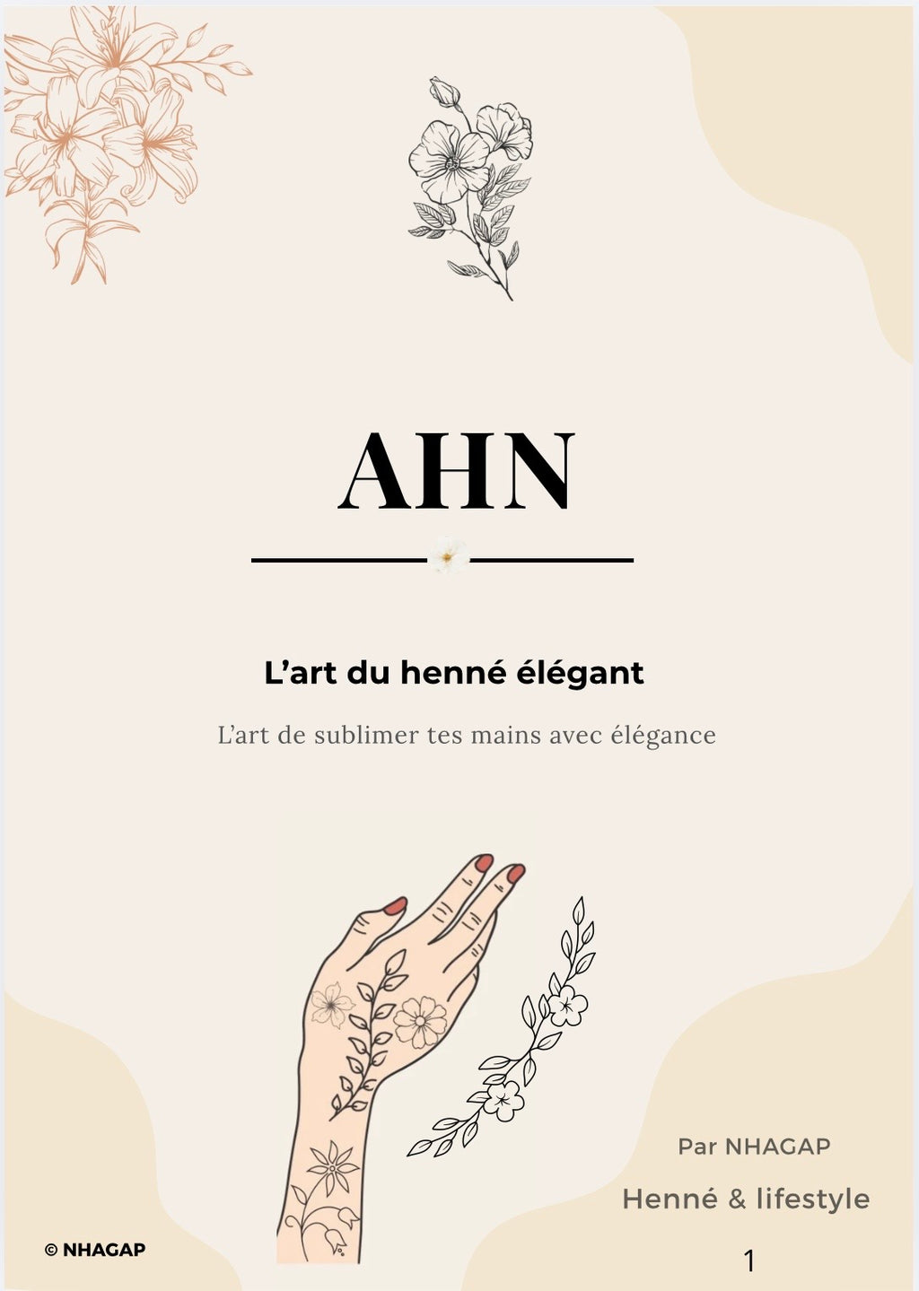 🌿 Collection Henné mi-Complet – Guide + Carnet d'entraînement + Inspirations